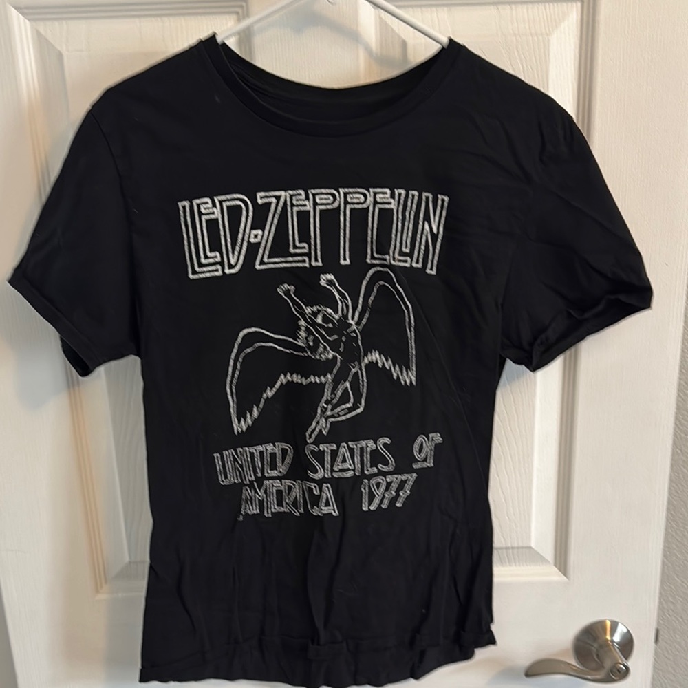 Black Led Zeppelin Graphic T-Shirt